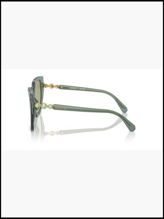 Oversized Butterfly Sunglasses with Crystal Hinges